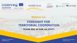 [PoWER PLUS] Predviđanje za teritorijalnu suradnju