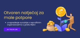 [JAVNI POZIV] Male potpore za unapređenje suradnje s neprofitnim organizacijama u gradu Rijeci