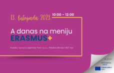 [NAJAVA] A danas na meniju: ERASMUS +