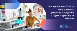 Nova pravila o PDV-u za mala poduzeća u EU-u